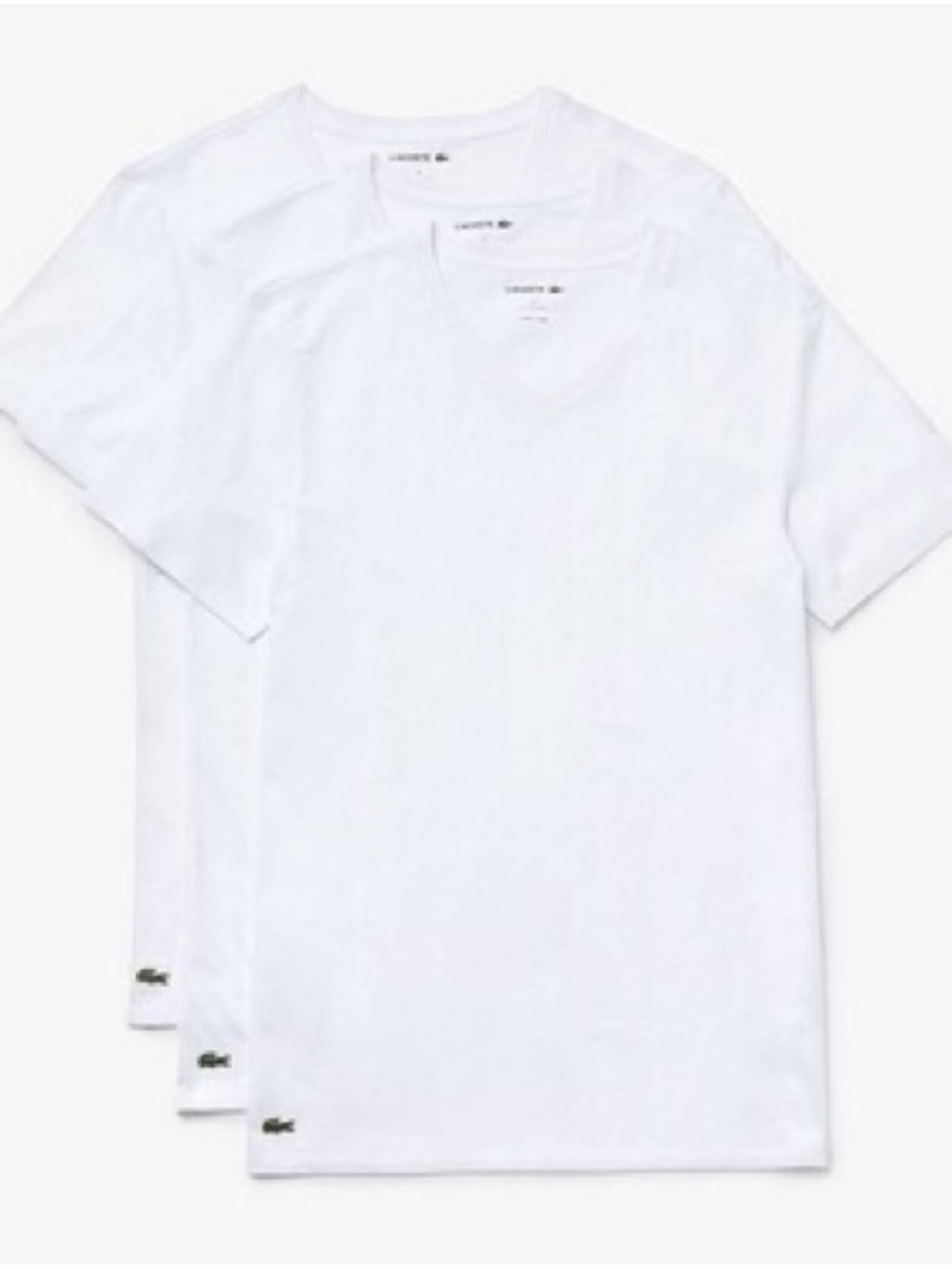New Lacoste short sleeve V-neck  shirt